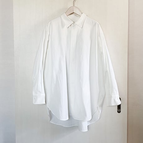 【Bed&Breakfast】Diorama Gabardine Shirt in White