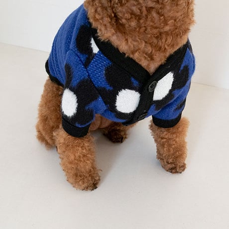 【cote a cote/コータ・コート】Daisy Cardigan(デイジーカーディガン）blue