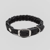 【Cloud7/クラウド7】DOG Collar Central Park (レザーカラー）Sサイズ/Mサイズ-Black