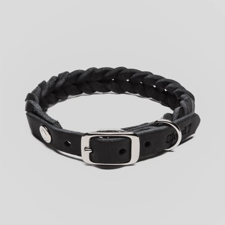 【Cloud7/クラウド7】DOG Collar Central Park (レザーカラー）Sサイズ/Mサイズ-Black