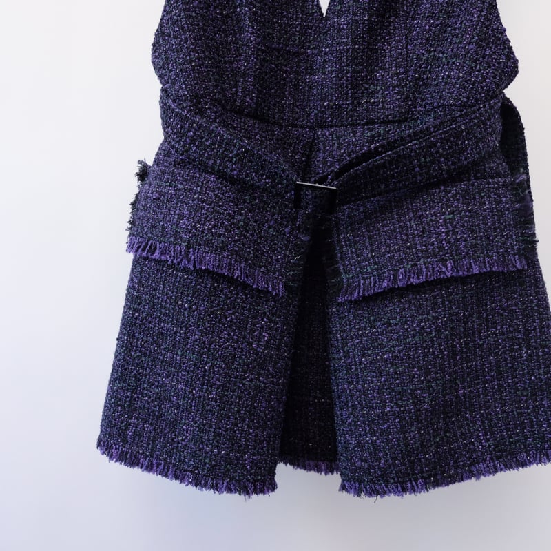 【Greed International 】Tweed Puff Blouse レディース Greed International Classic Tweed Blouse