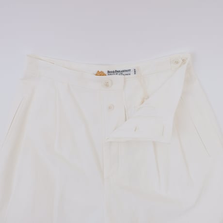【Bed&Breakfast】Diorama Gabardine Pants in Off White