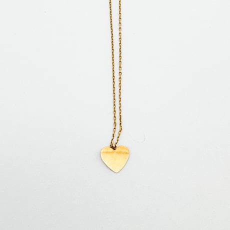 【Bijou R.I/ビジューアールアイ】Heart Plaate Necklace