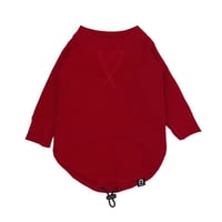 【HAINU/ハイヌ】L/S THERMAL TEE (ロングスリーブサーマル）/ red/black