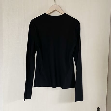 【Bed&Breakfast ベッド＆ブレイクファースト】Stretch Fit Base Long Sleeve Tee in Black