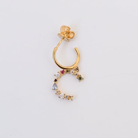 【PDPAOLA 】LETTER GOLD EARRINGS  (レターイヤリング）