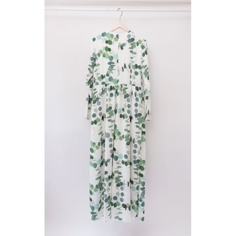 【Bed&Breakfast ベッド＆ブレイクファースト】Eucalyptus Pattern Dress