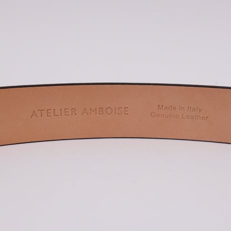 【ATELIER AMBOISE/アトリエ アンボワーズ】スライド式 ガチャベルト<AB251DA3088ECALF><3088>