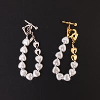 【Bijou R.I/ビジューアールアイ】Continuous Heart Bracelet