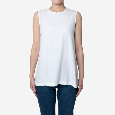 【Bed&Breakfast】Technorama Standard Drape Tank in White
