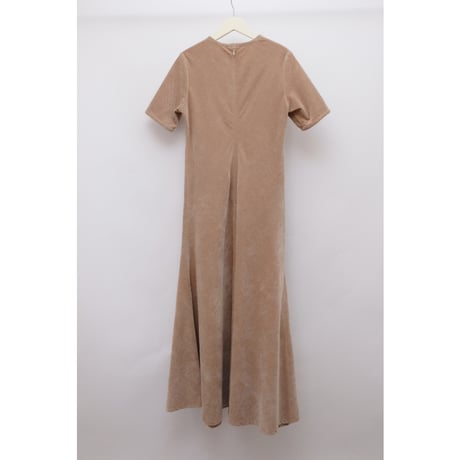 【Bed&Breakfast ベッド＆ブレイクファースト】Chambray Corduroy Dress