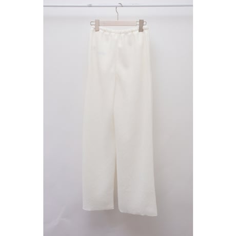 【Bed&Breakfast ベッド＆ブレイクファースト】Back Satin Dry Georgette Pants