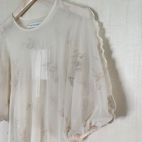 【Greed International グリードインターナショナル】One Flower Embroidery Dress in Other