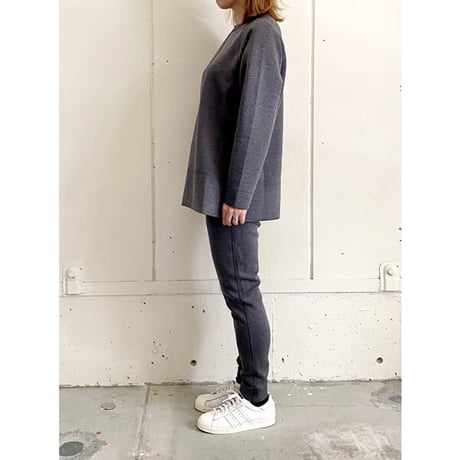 【Bed&Breakfast】　【quan別注】double air sweat (ダブルエアースウェット）BLACKMIX