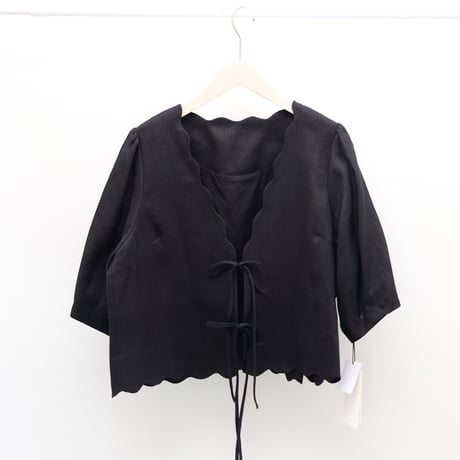 【HER.】リネンスカラップブラウス<7062701>
