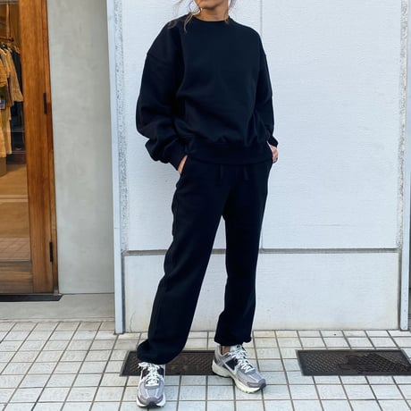 【Bed&Breakfast ベッド＆ブレイクファースト】Standard Soft Sweat Pants in Black