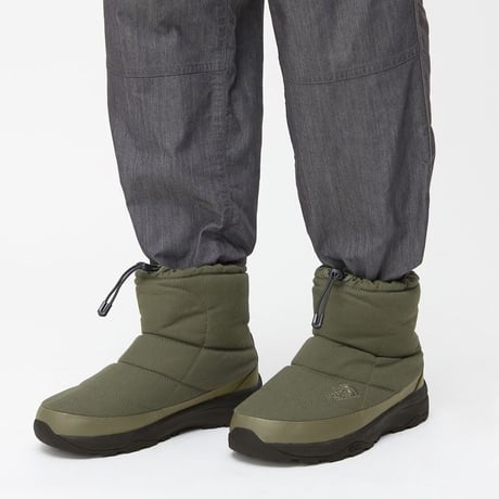 【The North Face】Nuptse Bootie WP VII Short (ヌプシ ブーティ ウォータープルーフ VII ショート（ユニセックス））ニュートープグリーン(NK)