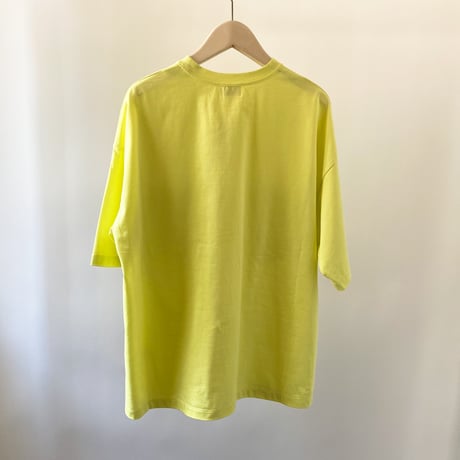 【quan別注】【Bed&Breakfast】Premium Cotton Tshirt in Lemon yellow/Olive