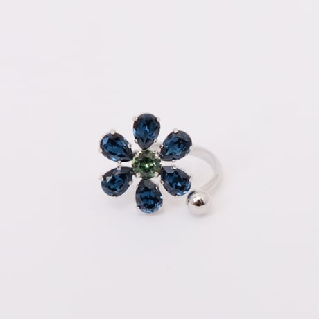 【Bijou R.I/ビジューアールアイ】Crystal Daisy Ring