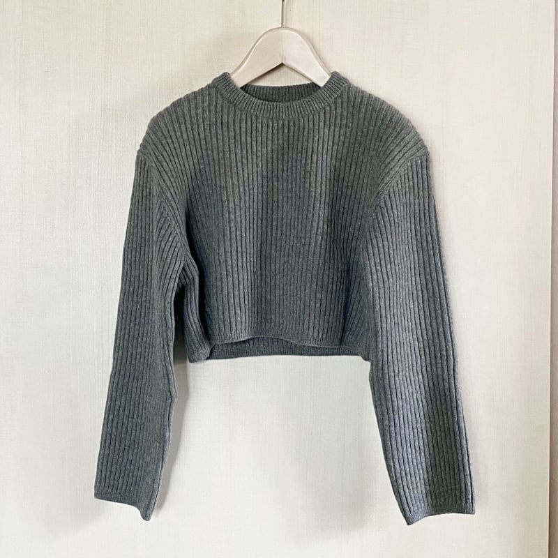 トップス Greed Cashmere Lambs Short Rib Sweater Greed International グリードインターナショナル】Cashmere Lam