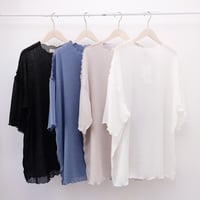【Bed&Breakfast ベッド＆ブレイクファースト】Sheer Crepe Big Tee