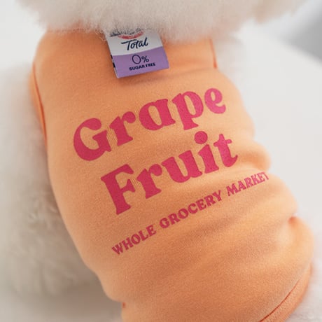 【DENTIST APPOINTMENT /デンティスト アポイントメント】Grape Fruit Sleeveless