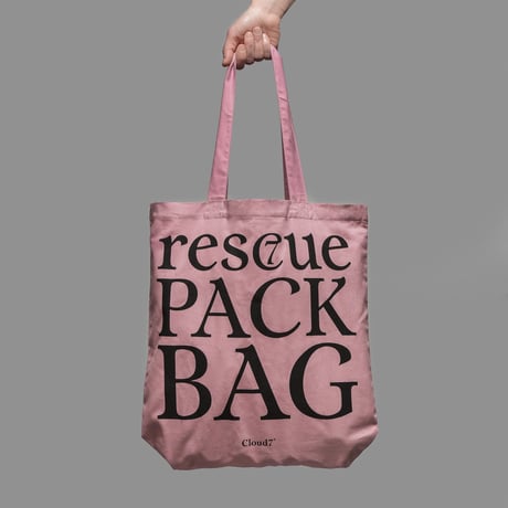 【Cloud7/クラウド7】RESC7UE Tote Bag   (レスキュートートバッグ）DustyRose/Nature/DustyGrey