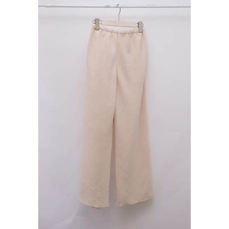 【Bed&Breakfast ベッド＆ブレイクファースト】Back Satin Dry Georgette Pants