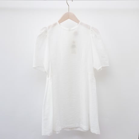 【Bed&Breakfast ベッド＆ブレイクファースト】Recycled Cool Washer Puff Blouse
