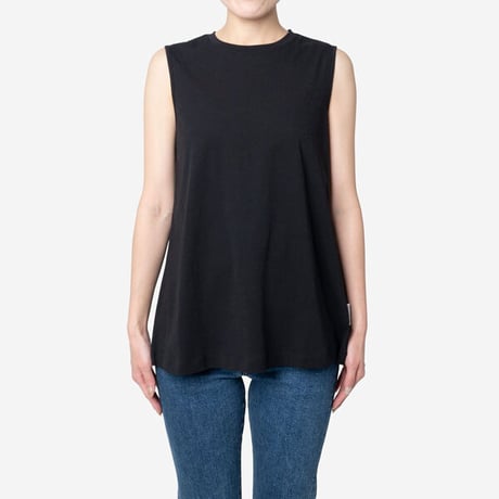 【Bed&Breakfast】Technorama Standard Drape Tank in Black