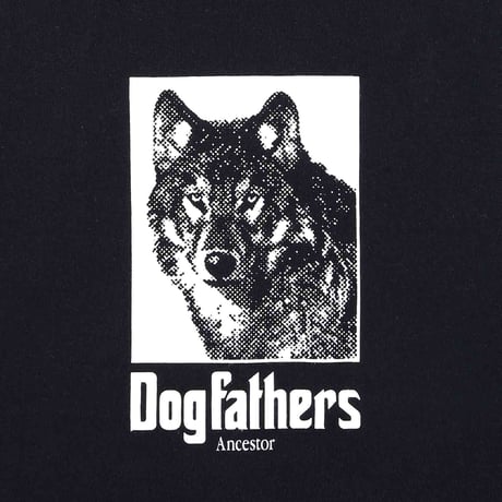 【HAINU ハイヌ】Dog Ancestors T-shirts   (ドッグアンセスターティーシャツ）black/white