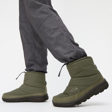 【The North Face】Nuptse Bootie WP VII Short (ヌプシ ブーティ ウォータープルーフ VII ショート（ユニセックス））ニュートープグリーン(NK)