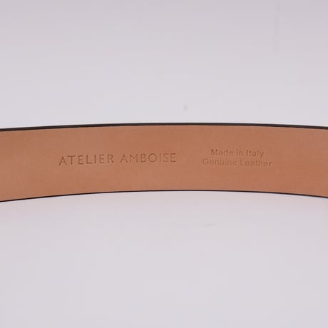 【ATELIER AMBOISE/アトリエ アンボワーズ】スライド式 ガチャベルト<AB251DA3088ECALF><3088>
