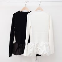 【HER.】バルーンドッキングニット-7054511