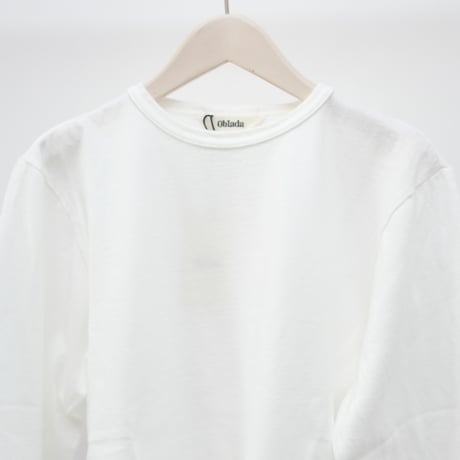 【oblada】COMPACT LONG TEE