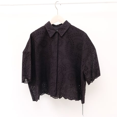 【HER.】コットンレースBOXシャツ<7062704>