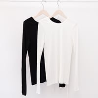 【nue by near.nippon ヌエ】Nue_9 Citrus ( Rib Long Sleeve ) シトラス （ リブ ロングスリーブ ）