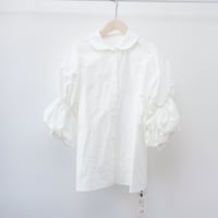 【HER.】コットンリネンパフスリーブブラウス<7062708>