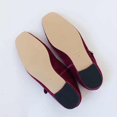 【oblada】ベロア　MARY JANE SHOES＜ F2410IT03＞