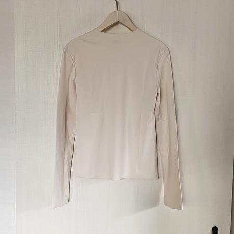 【Bed&Breakfast ベッド＆ブレイクファースト】Stretch Fit Base Long Sleeve Tee in Beige