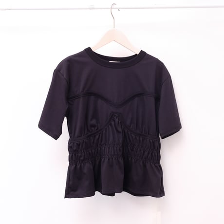 【PROTAGONISTA/プロタゴニスタ】ギャザーTシャツ<PNT-CT-68>