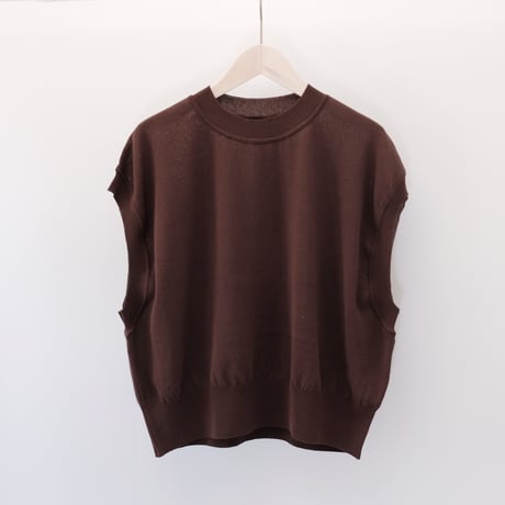 【oblada】nosleeve knit ＜ M2610KN01＞