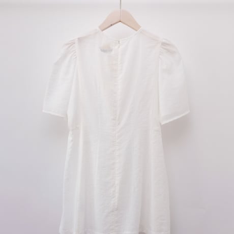 【Bed&Breakfast ベッド＆ブレイクファースト】Recycled Cool Washer Puff Blouse