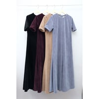 【Bed&Breakfast ベッド＆ブレイクファースト】Chambray Corduroy Dress