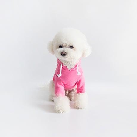 【cote a cote】CROP HOODIE (PINK)