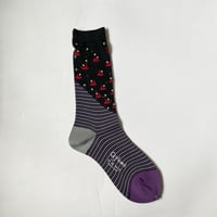 【Ayame/アヤメ】ソックス  WOMENS・Himalayan night  socks AYM008/1502/N　ブラック