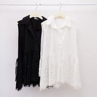 【PROTAGONISTA/プロタゴニスタ】Lace sleeveless blouse<PNT-BL-10C>