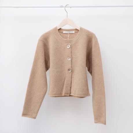 【Greed International グリードインターナショナル】Halo Wool Knit Short Cardigan