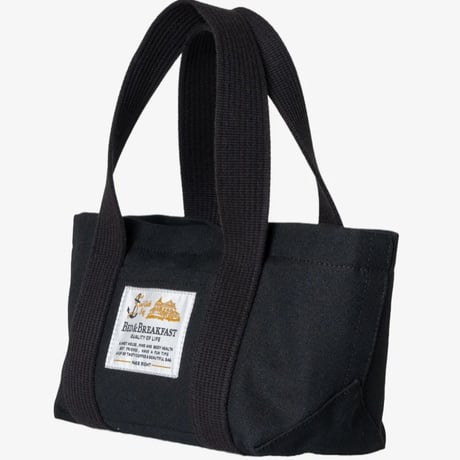 【Bed&Breakfast ベッド＆ブレイクファースト】Sail Cloth Bag  Small in Black