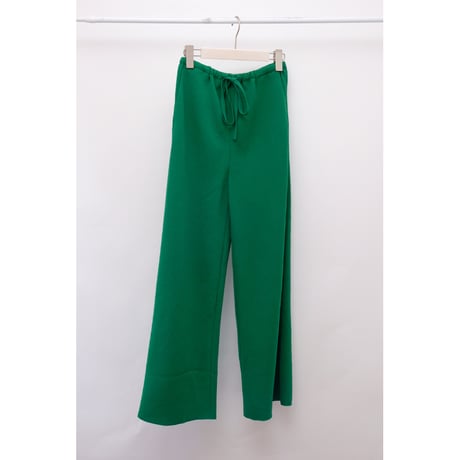 【Bed&Breakfast ベッド＆ブレイクファースト】Back Satin Dry Georgette Pants